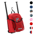 Backpack for Youth, Softball Bag for Girls, Durable Bat Bags Baseball Youth Boys and Girls, Tball Bag – Includes Hook to Hang on Fence - Navy/White
