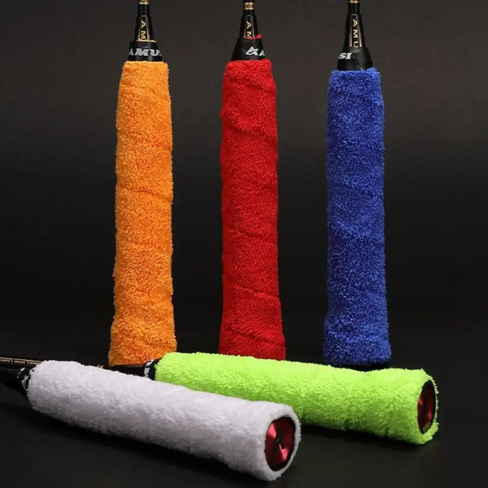 Thickened Badminton Racket Towel Grips Anti-Slip Sweat-Absorbing Tape for Racket Fishing Rod Slingshots Tennis Towel Grips