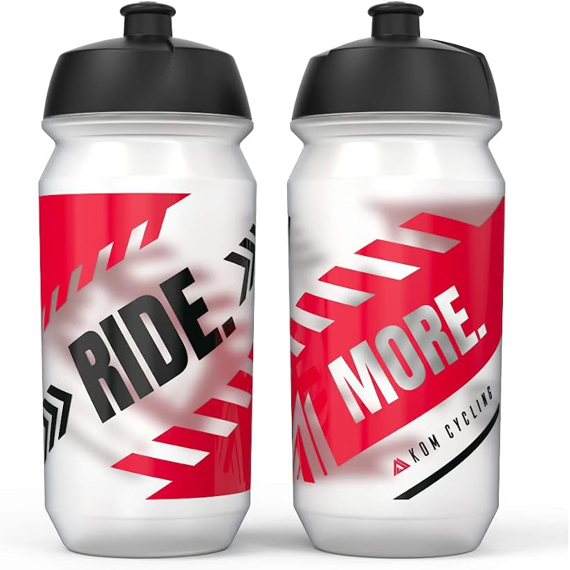 Water Bottle Collection 500Ml (16.9Oz) Cycling Water Bottle Inspiration (2 Bottles, Ride. More.)